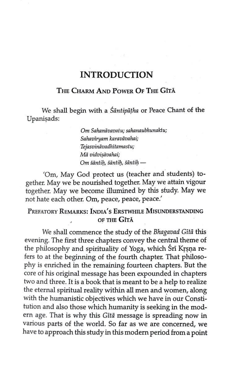 Universal Message of The Bhagavad Gita (Voume 1)