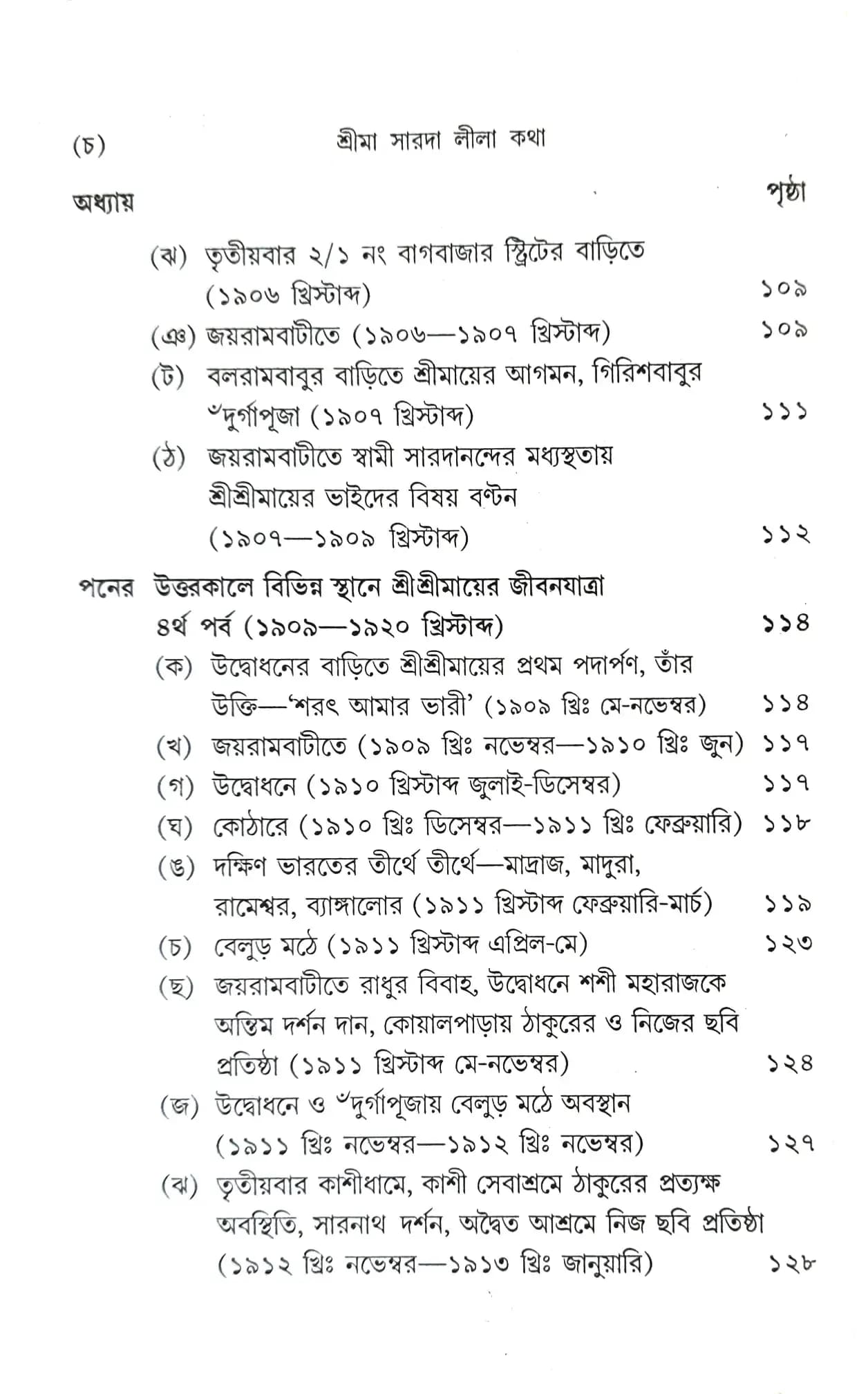 শ্রীমা সারদা লীলা কথা