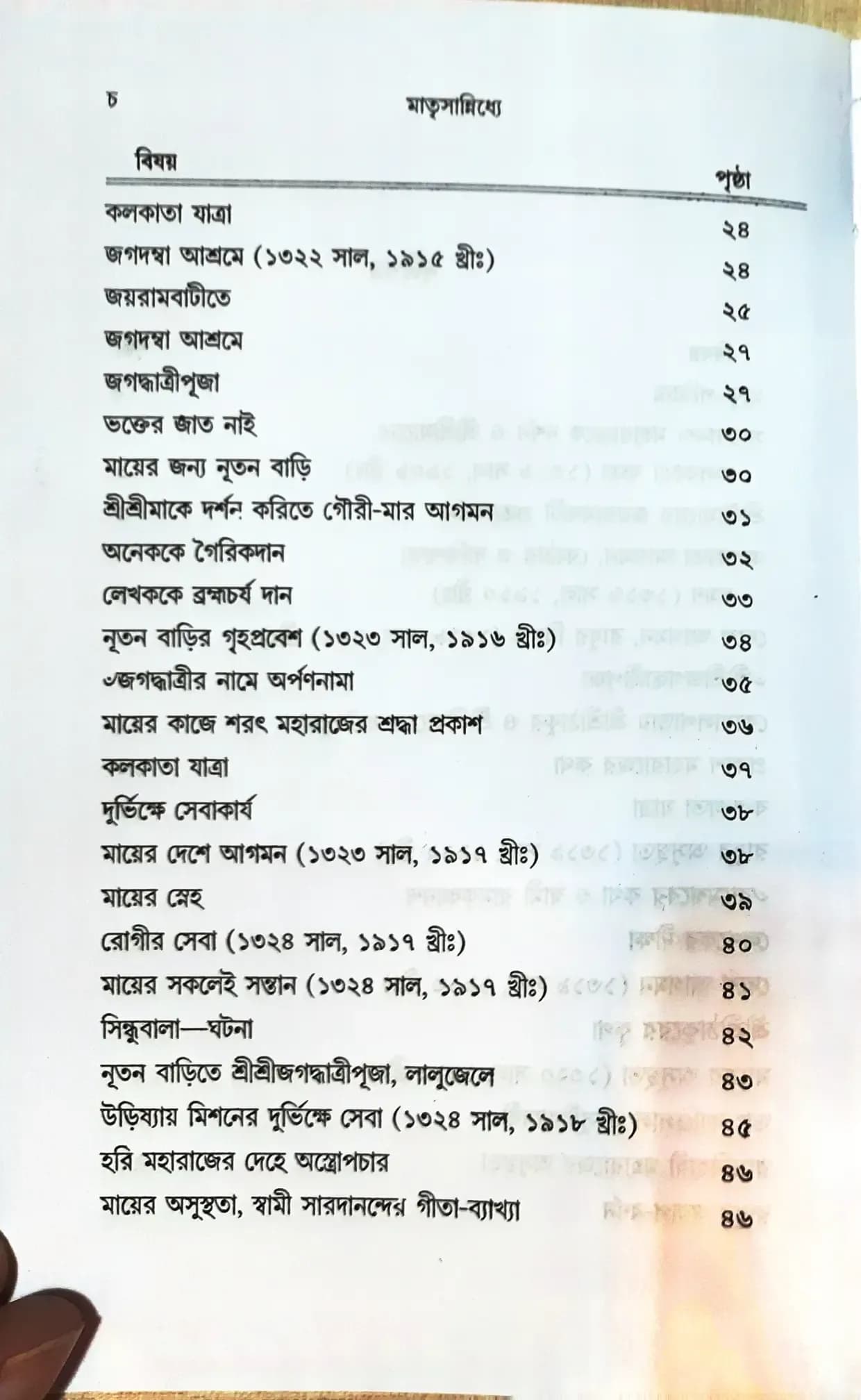 মাতৃসান্নিধ্যে