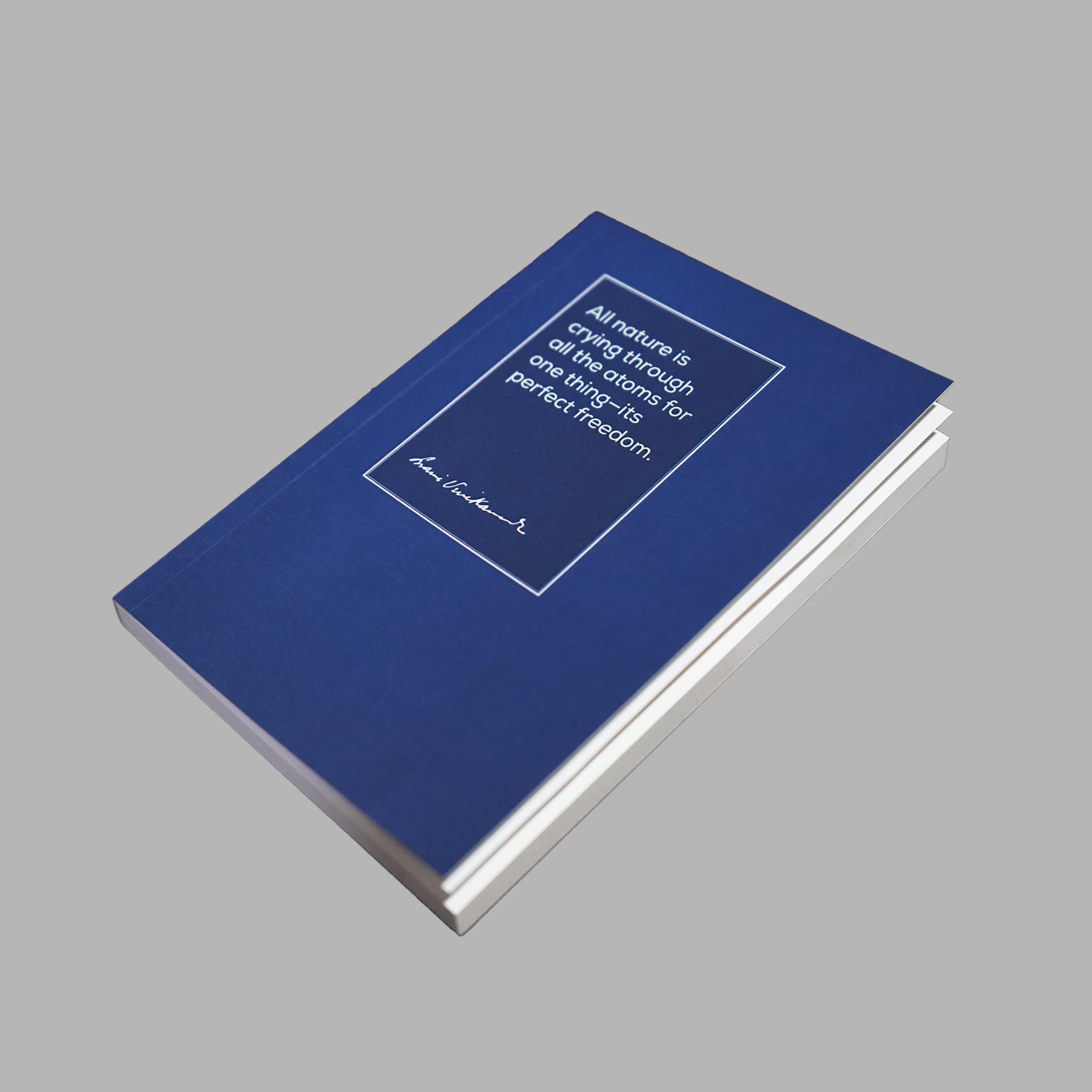 A6 Note Book (Blue Colour )