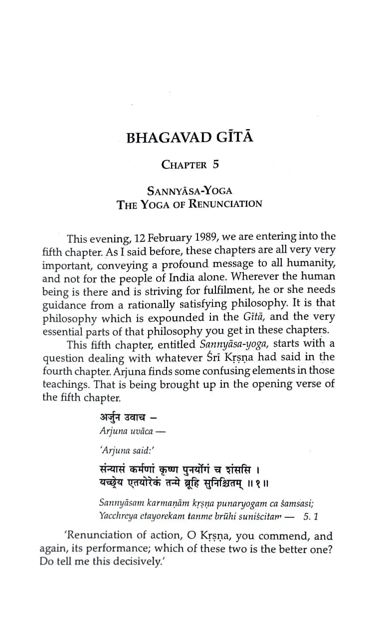 Universal Message of The Bhagavad Gita (Voume 2)