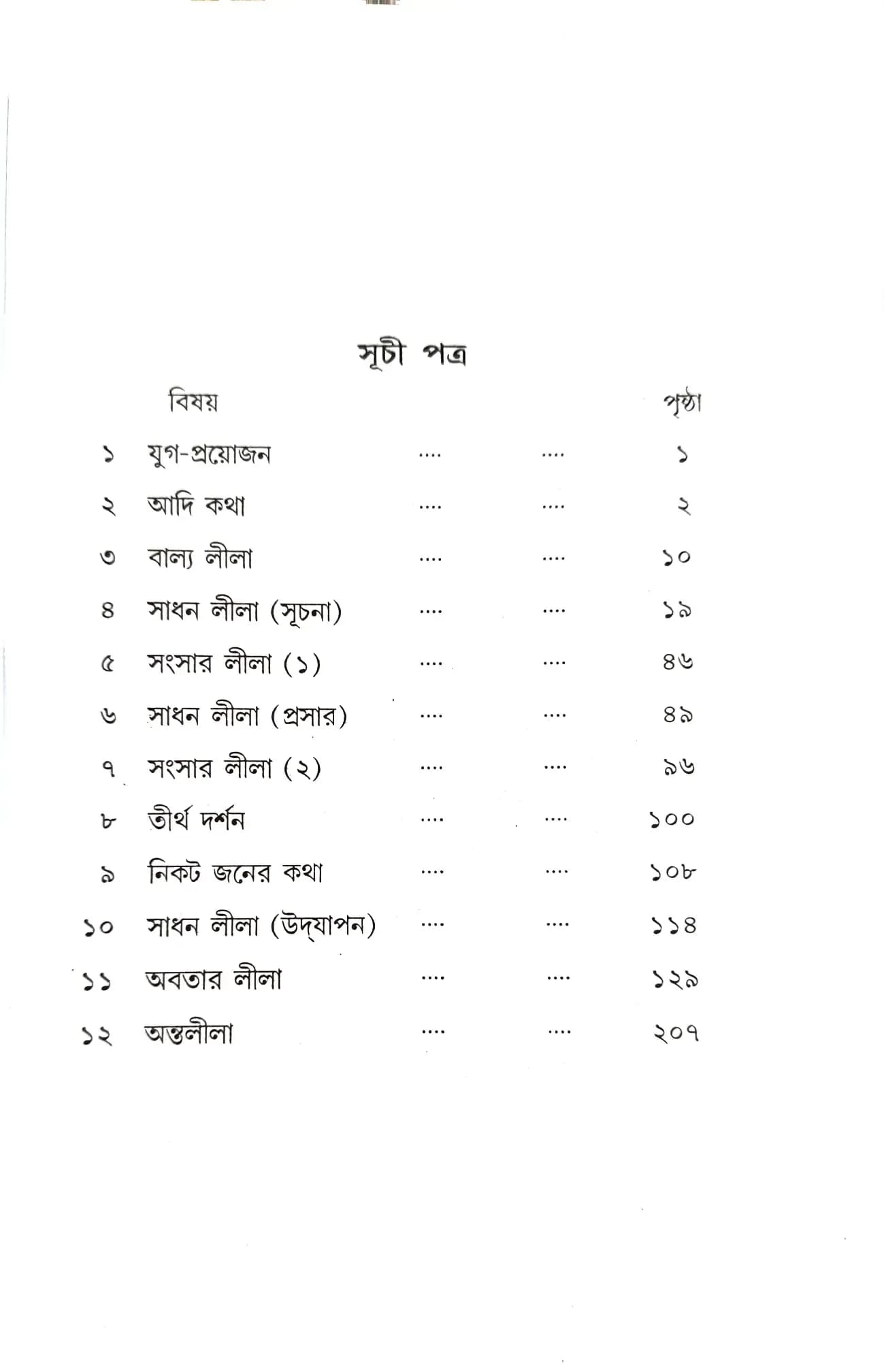 শ্রীরামকৃষ্ণ লীলা কথা