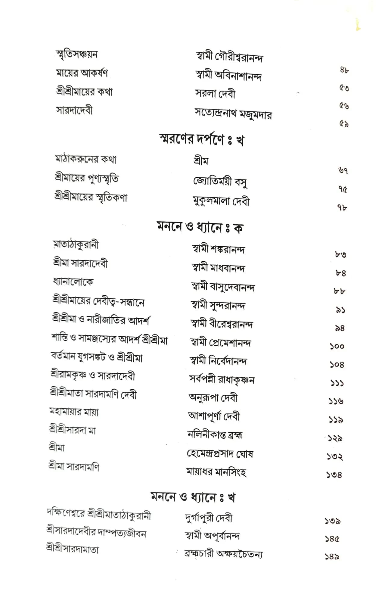 যুগজননী সারদা