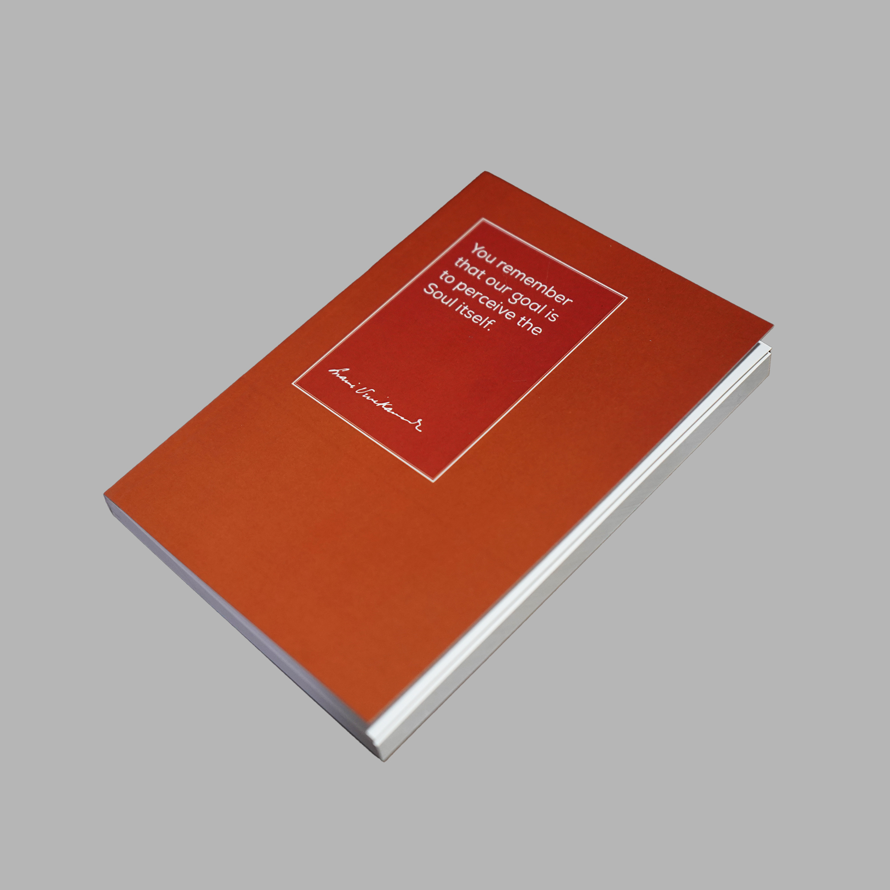 A5 Note Book (Saffron Colour )